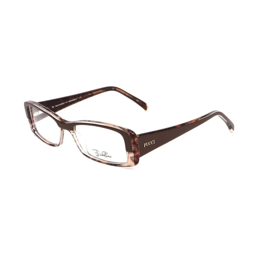 Emilio Pucci Brown Plastic Glasses (Frames) - Zeiniez