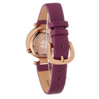 Folli Follie Purple Leather Dress Watch