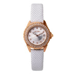 Folli Follie White Leather Dress Watch