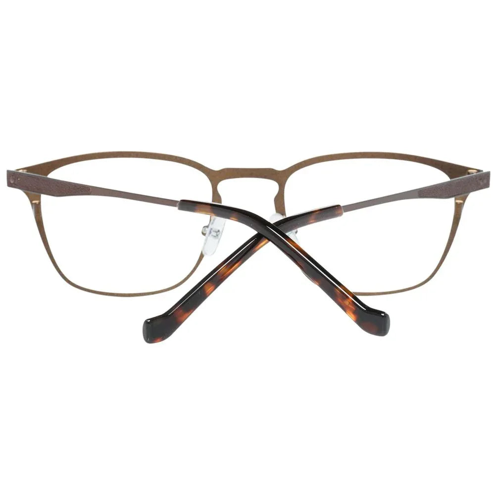Hackett Brown Metal Glasses (Frames) - Zeiniez
