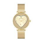 Juicy Couture Gold Stainless Steel Dress Watch