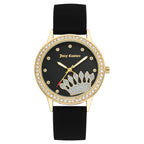 Juicy Couture Black Synthetic Dress Watch