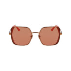 Karl Lagerfeld Orange Metal Sunglasses