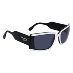 Karl Lagerfeld Black Acetate Sunglasses - Zeiniez