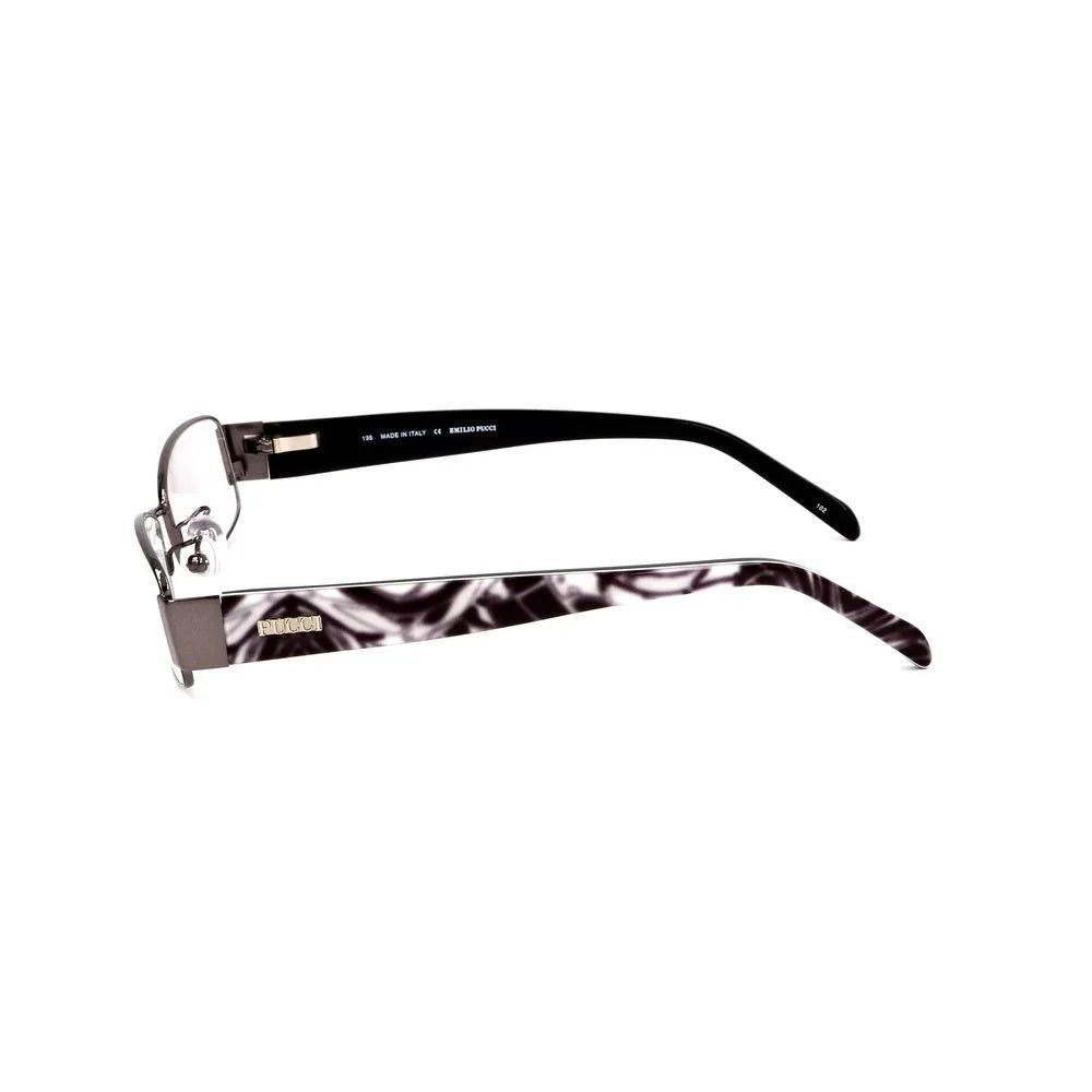 Emilio Pucci Gray Metal Glasses (Frames) - Zeiniez