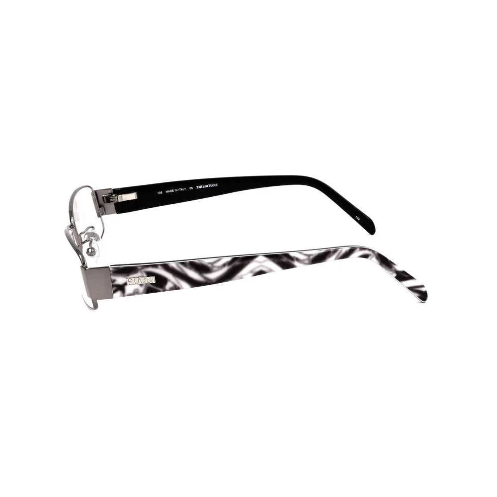Emilio Pucci Gray Metal Glasses (Frames) - Zeiniez