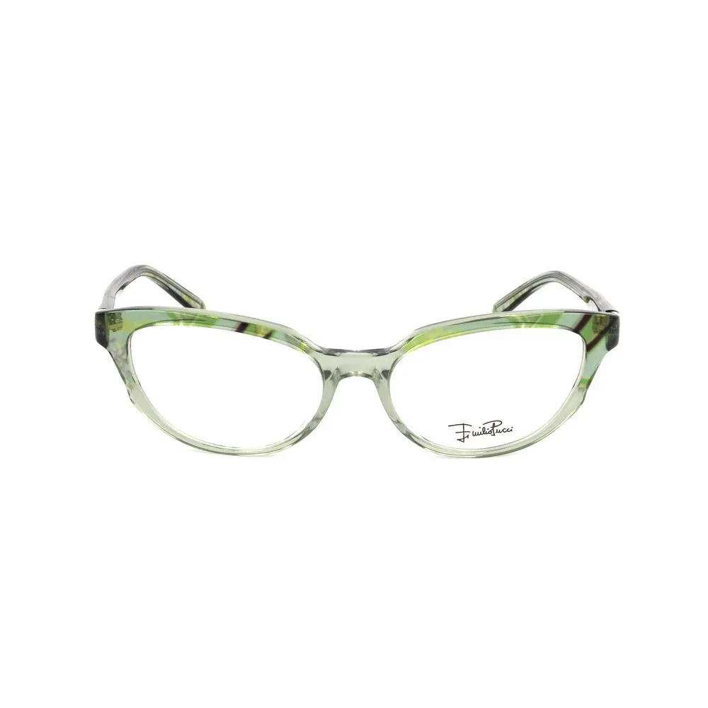 Emilio Pucci Green Plastic Glasses (Frames) - Zeiniez
