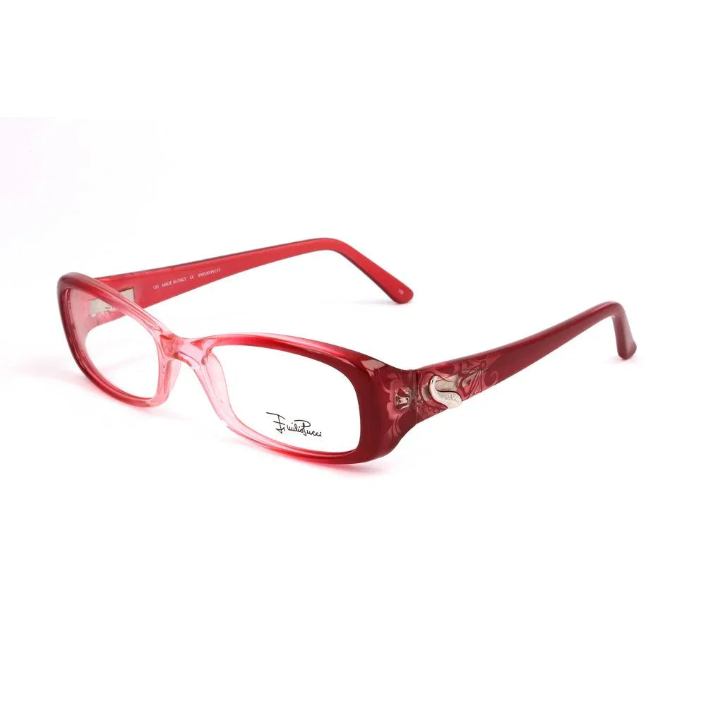 Emilio Pucci Red Plastic Glasses (Frames) - Zeiniez