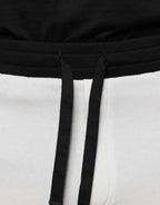 Dolce & Gabbana White Cotton Slim Men Jogger Sweatpants Pants - Zeiniez