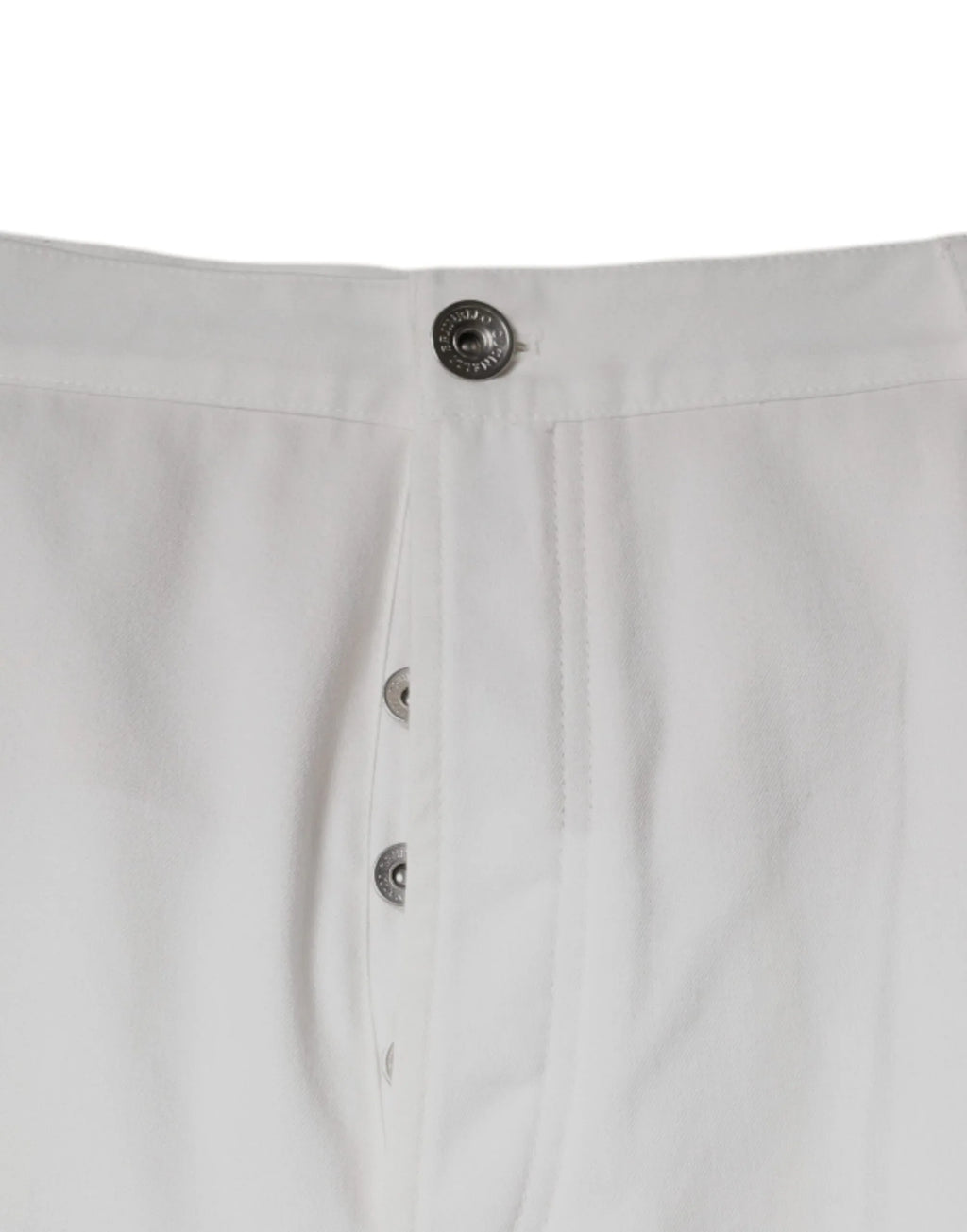 Brunello Cucinelli White Cotton Men Dress Tapered Pants - Zeiniez