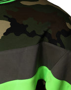 Dolce & Gabbana Multicolor Camouflage Sweatshirt Sweater - Zeiniez
