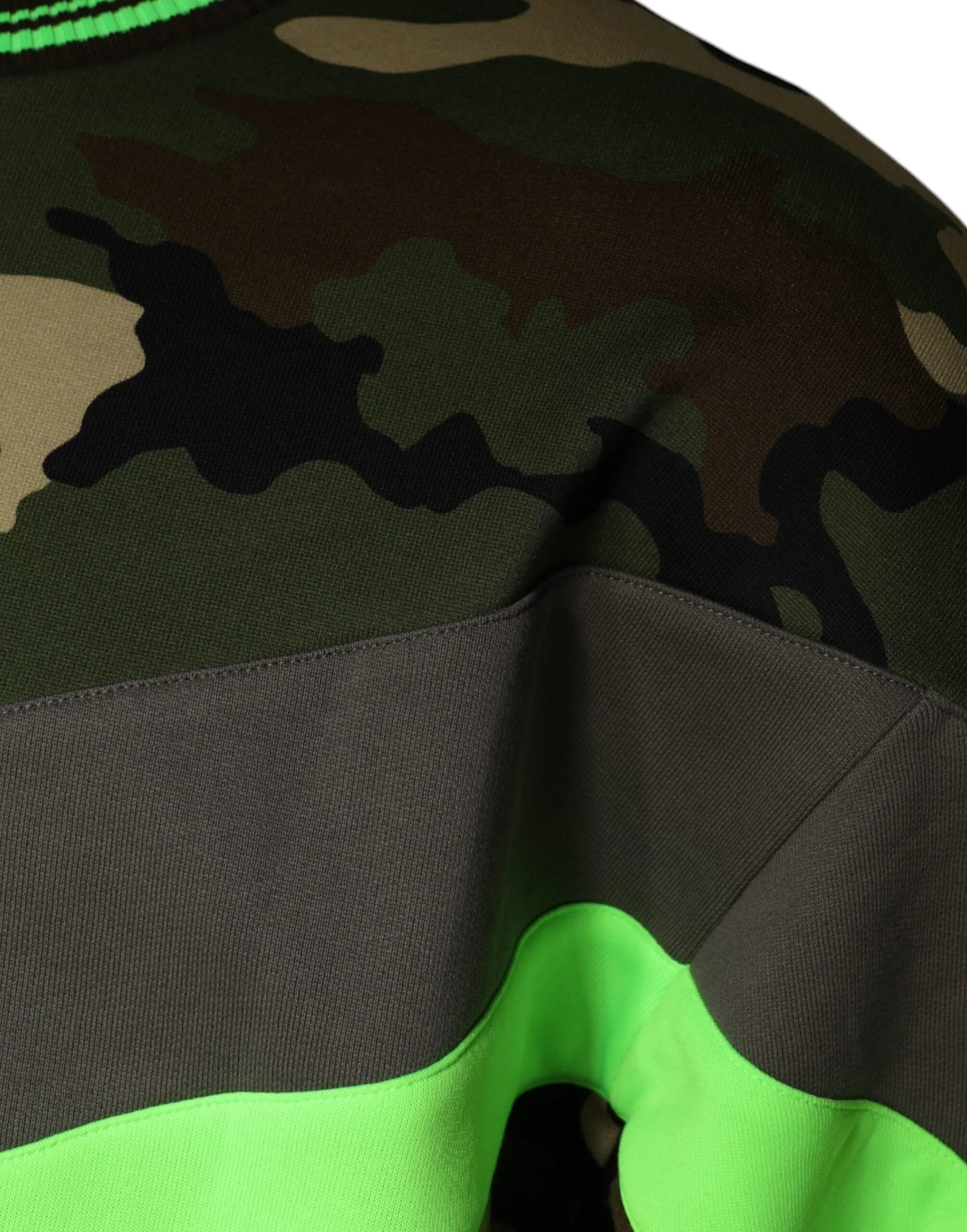 Dolce & Gabbana Multicolor Camouflage Sweatshirt Sweater - Zeiniez