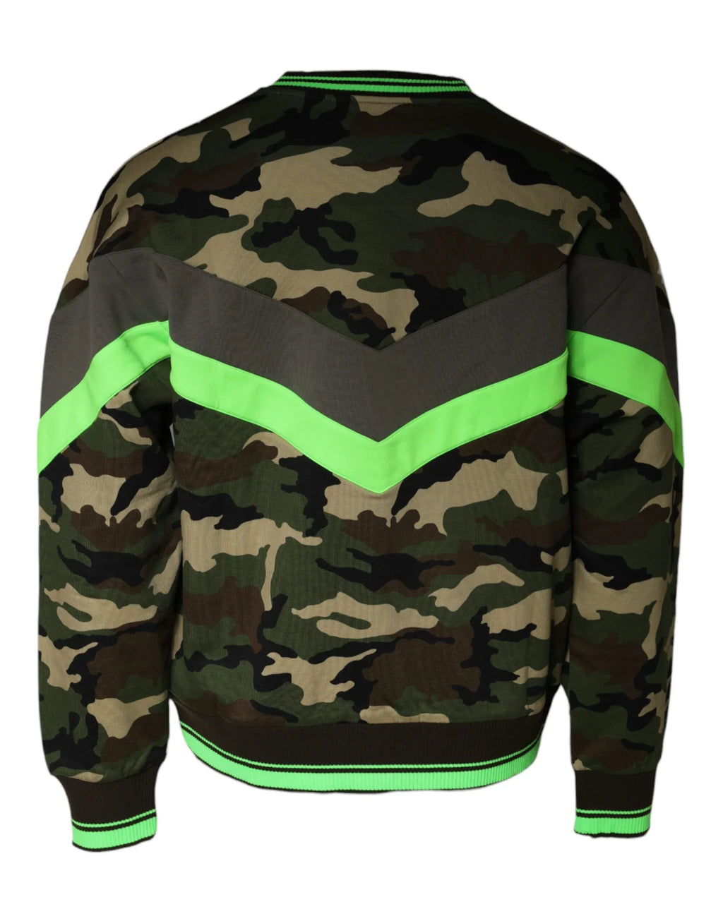 Dolce & Gabbana Multicolor Camouflage Sweatshirt Sweater - Zeiniez