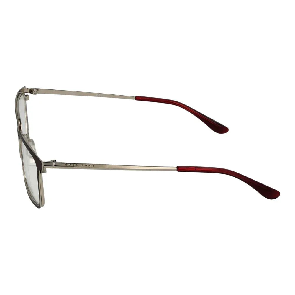 Hugo Boss Burgundy Stainless Steel Glasses (Frames) - Zeiniez