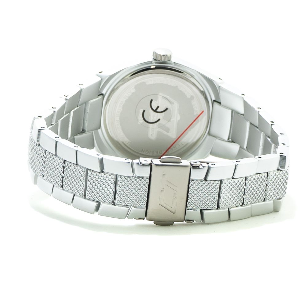 Chronotech Silver Stainless Steel Dress Watch