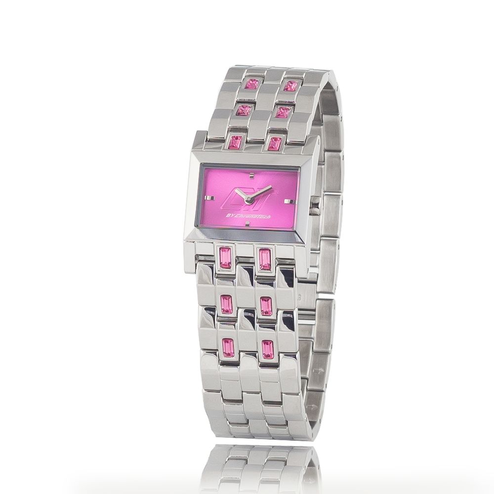 Chronotech Silver Stainless Steel Bracelet Watch - Zeiniez