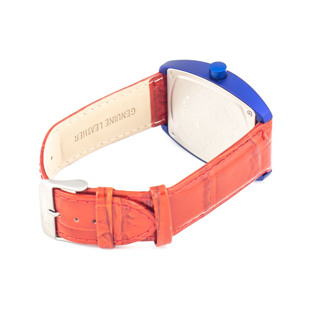 Chronotech Multicolor Leather Dress Watch