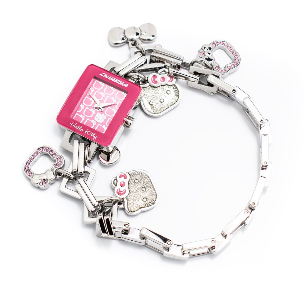 Chronotech Silver Stainless Steel Bracelet Watch