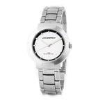 Chronotech Silver Stainless Steel Dress Watch