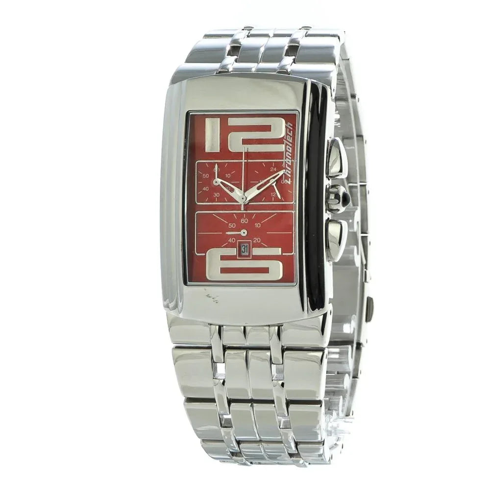 Chronotech Silver Stainless Steel Dress Watch - Zeiniez