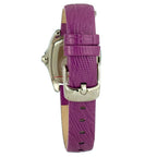 Chronotech Purple Leather Dress Watch - Zeiniez