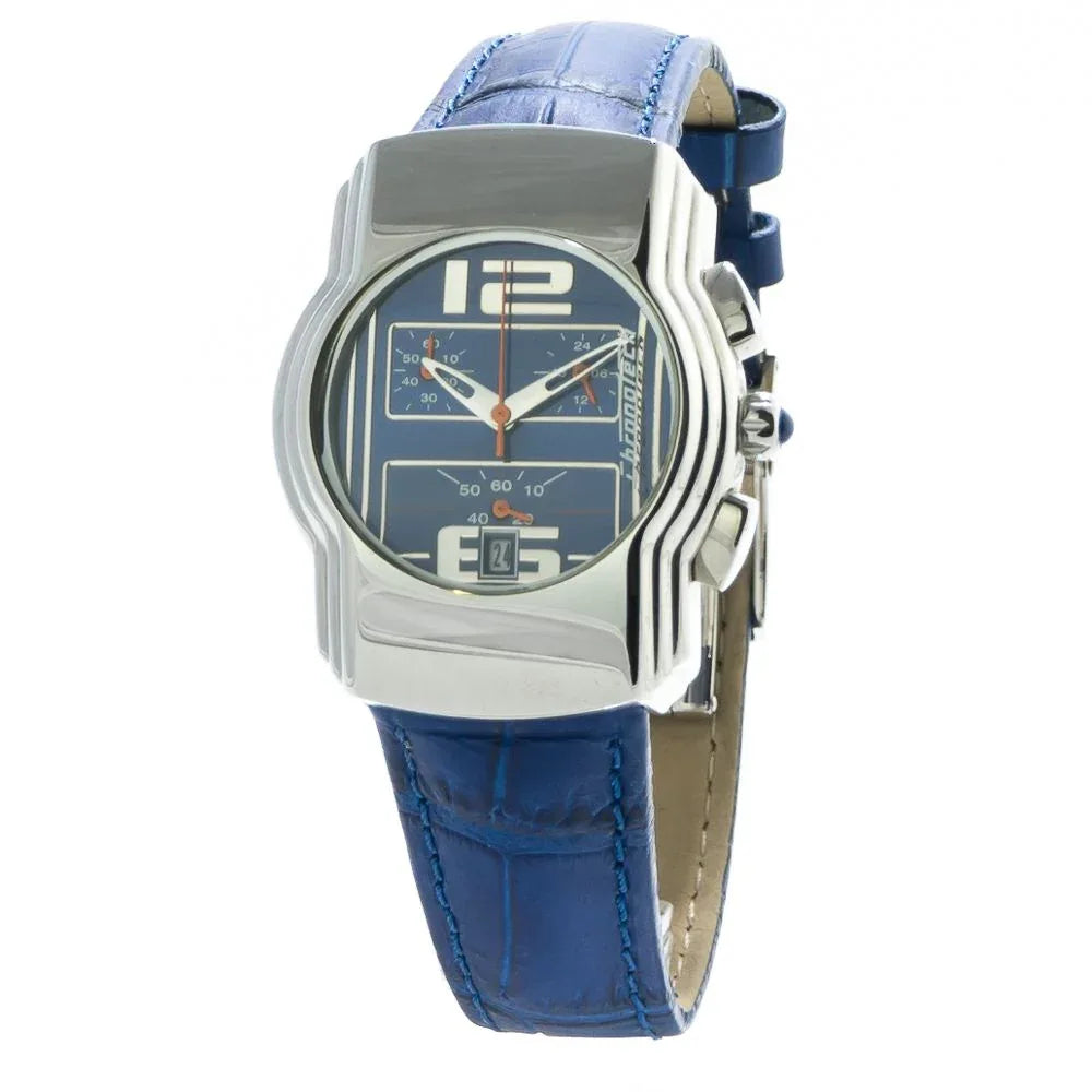Chronotech Blue Leather Dress Watch - Zeiniez