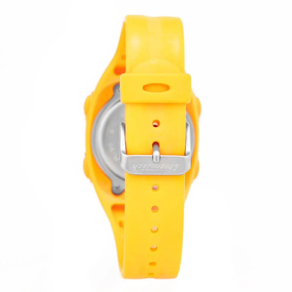 Chronotech Orange Rubber Digital Watch - Zeiniez