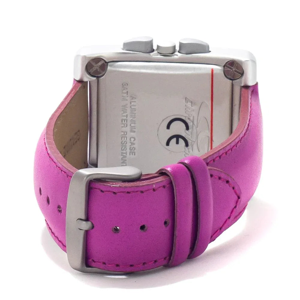 Chronotech Purple Leather Dress Watch - Zeiniez