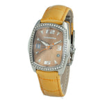 Chronotech Orange Leather Dress Watch - Zeiniez