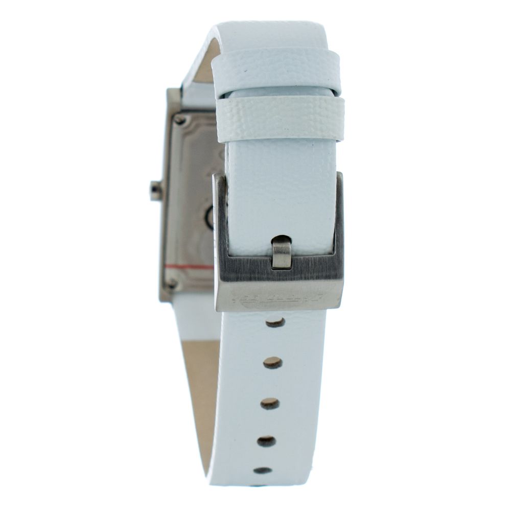 Chronotech White Leather Dress Watch - Zeiniez