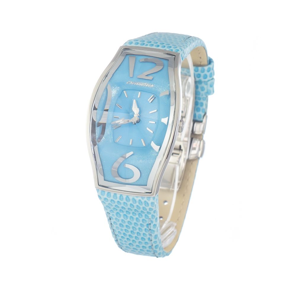 Chronotech Blue Leather Dress Watch - Zeiniez