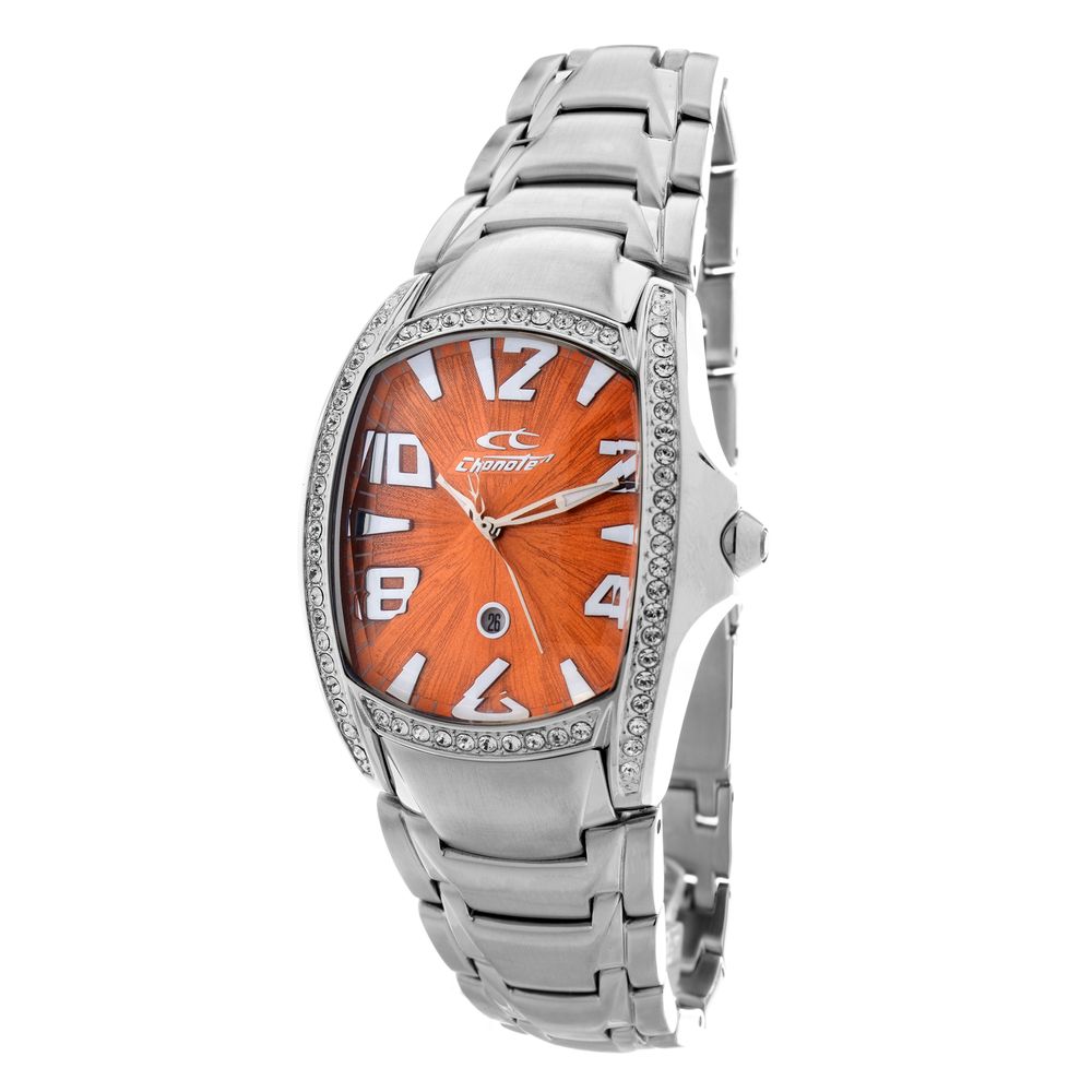 Chronotech Silver Stainless Steel Bracelet Watch