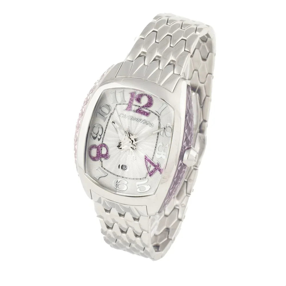 Chronotech Silver Stainless Steel Dress Watch - Zeiniez