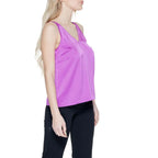 Vila Clothes Pink Polyester Top - Zeiniez