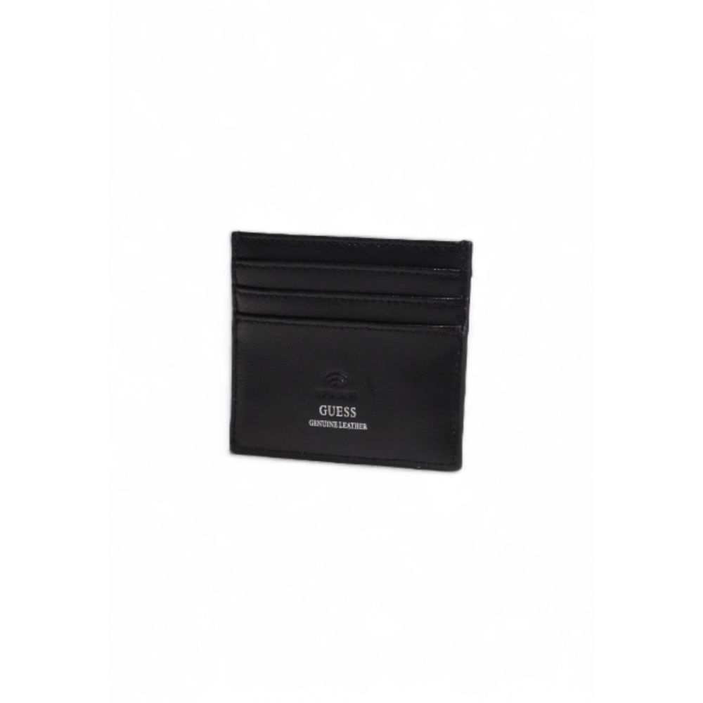 Guess Black Leather Cardholder - Zeiniez