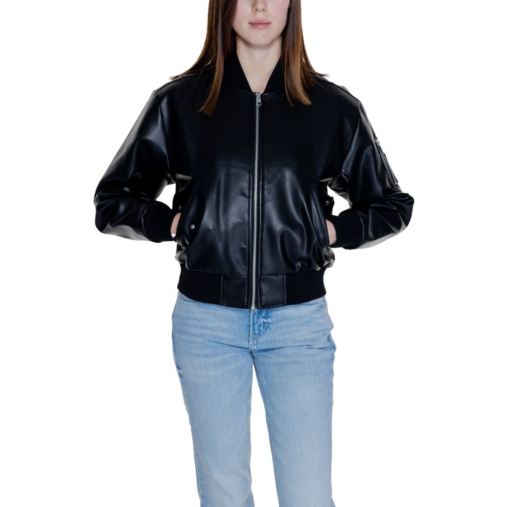 Calvin Klein Jeans Black Polyethylene Bomber