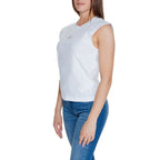 Calvin Klein Jeans White Cotton T-Shirt - Zeiniez