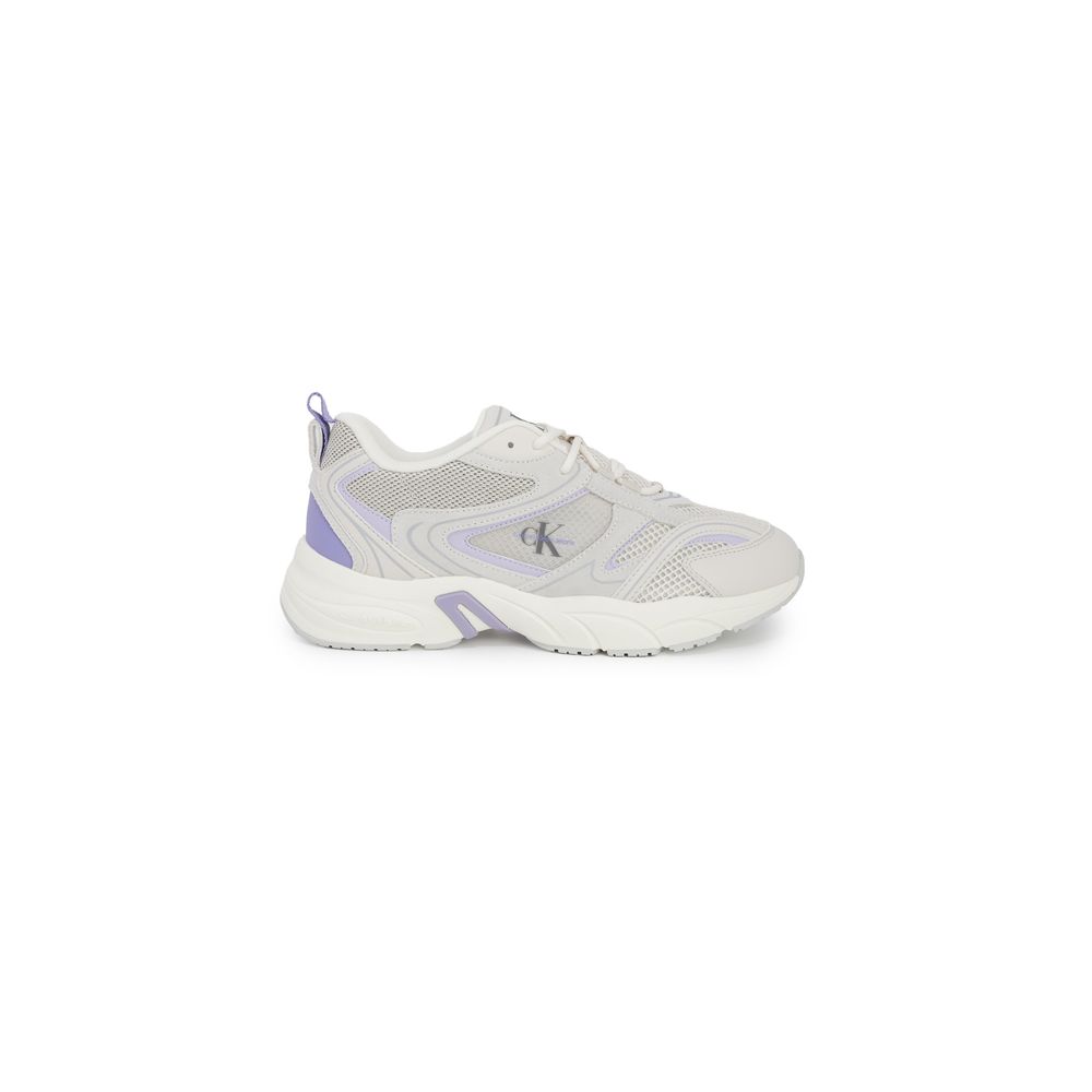 Calvin Klein Jeans Purple Leather Athletic Sneakers - Zeiniez