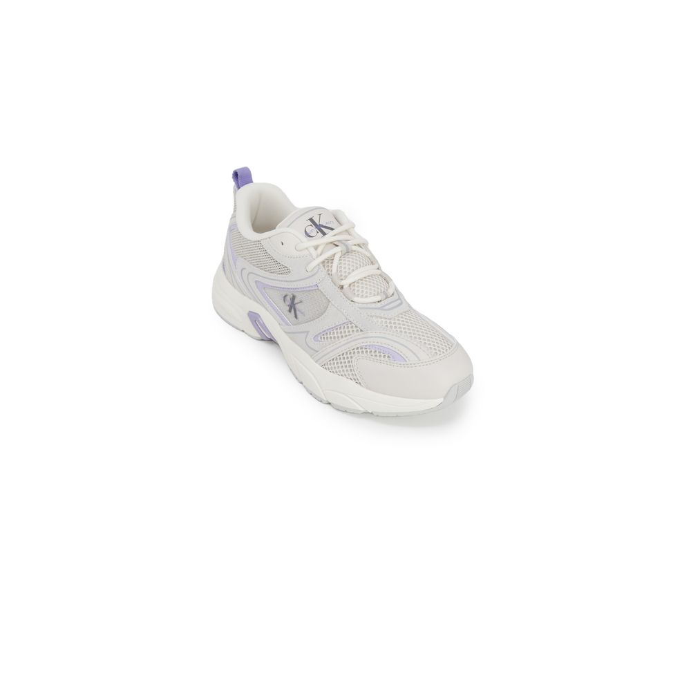 Calvin Klein Jeans Purple Leather Athletic Sneakers - Zeiniez