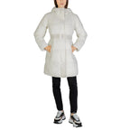 Calvin Klein Jeans Cream Nylon Coat - Zeiniez