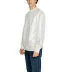 Calvin Klein Jeans White Recycled Cotton Sweatshirt - Zeiniez