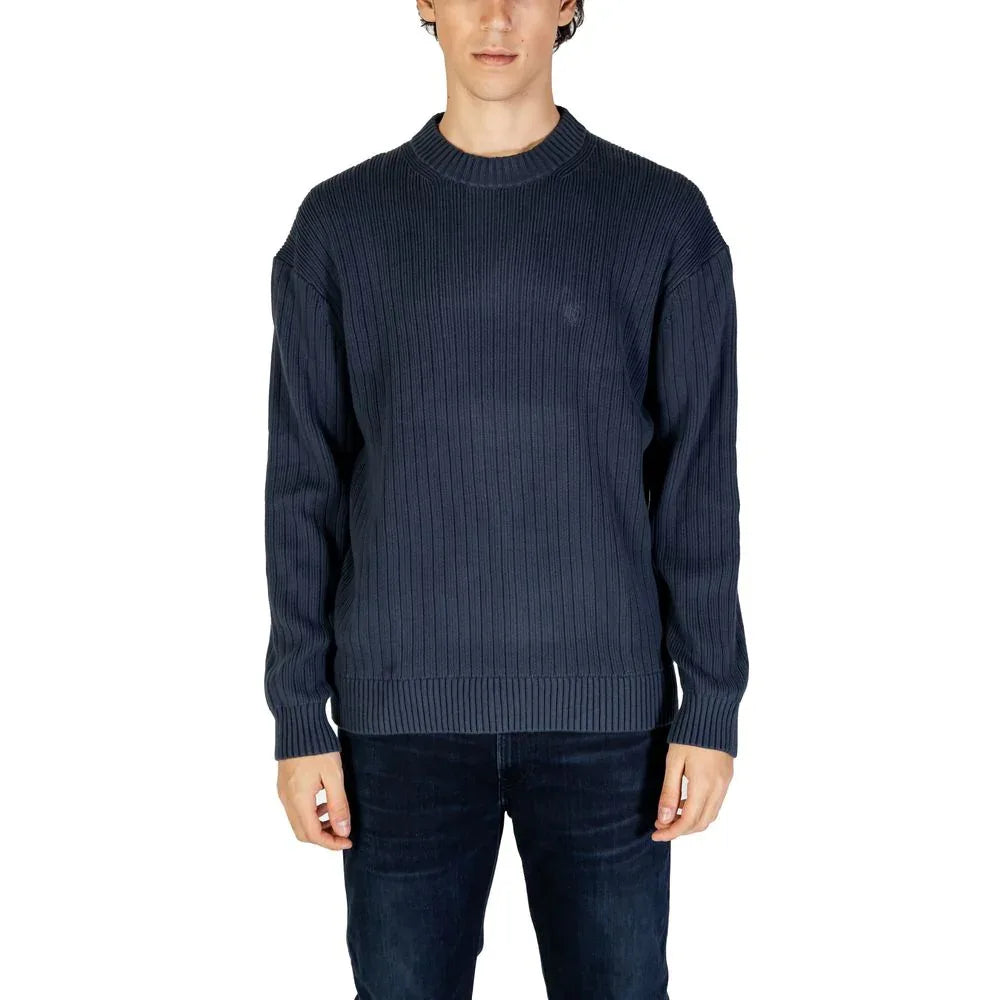Calvin Klein Jeans Blue Cotton Sweatshirt - Zeiniez