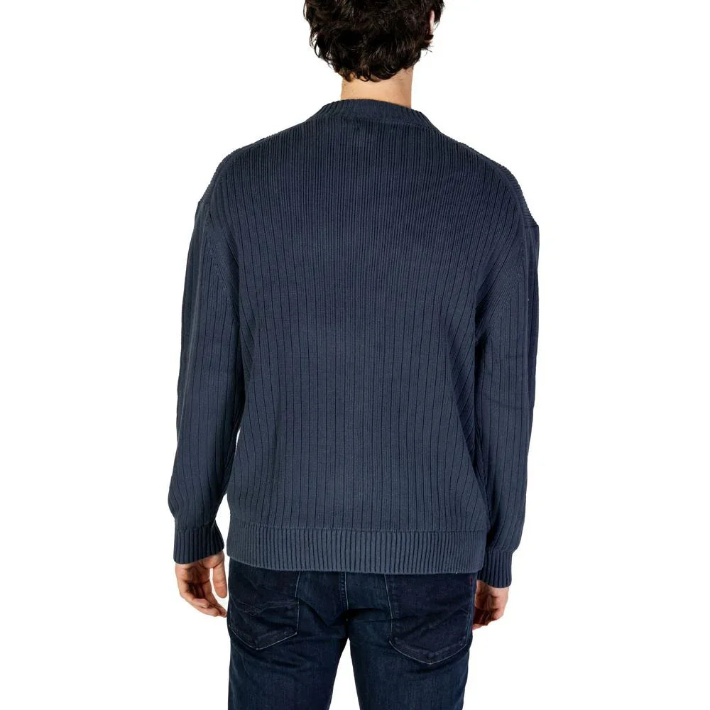 Calvin Klein Jeans Blue Cotton Sweatshirt - Zeiniez