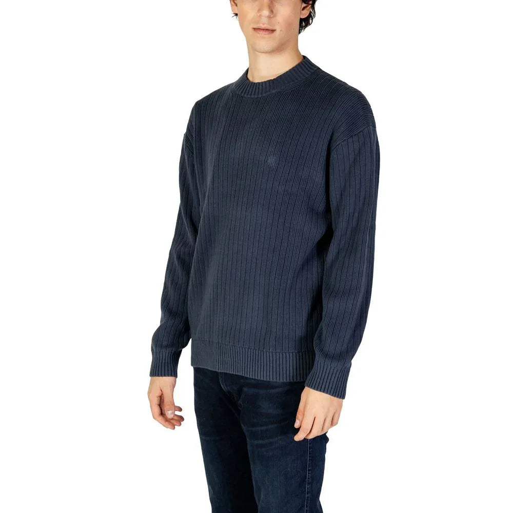 Calvin Klein Jeans Blue Cotton Sweatshirt - Zeiniez
