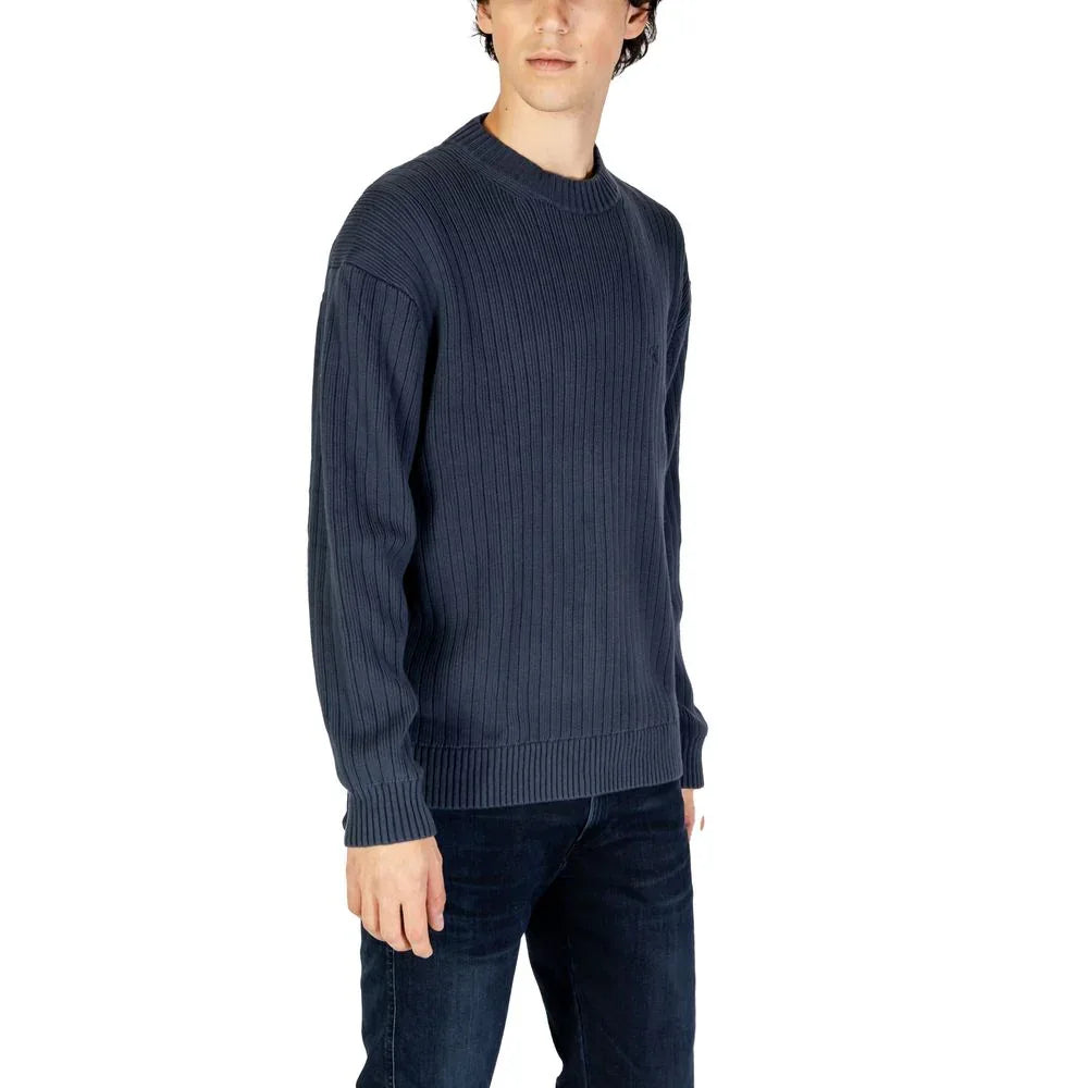 Calvin Klein Jeans Blue Cotton Sweatshirt - Zeiniez