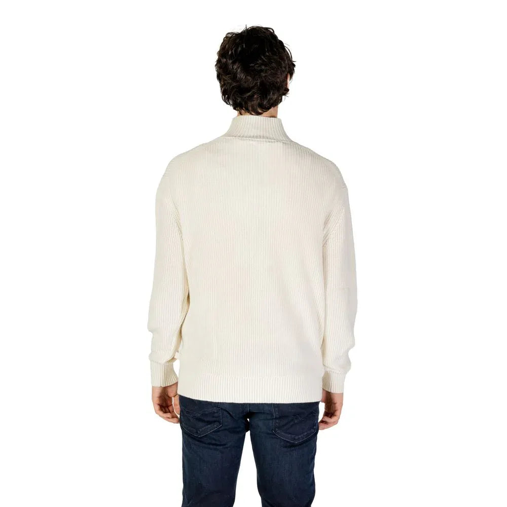 Calvin Klein Jeans Beige Cotton Sweatshirt - Zeiniez