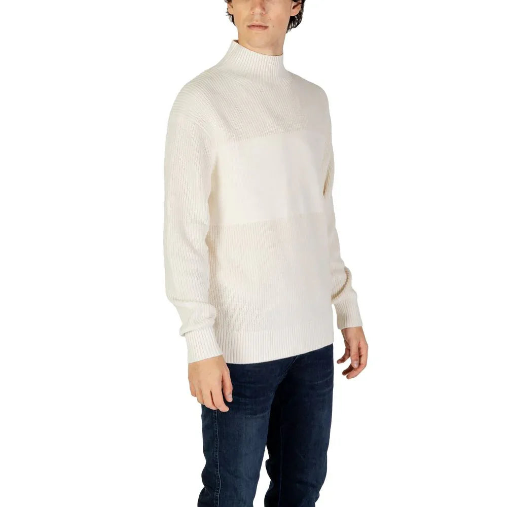 Calvin Klein Jeans Beige Cotton Sweatshirt - Zeiniez