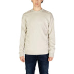 Calvin Klein Jeans Beige Organic Cotton Sweatshirt - Zeiniez