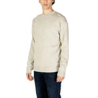 Calvin Klein Jeans Beige Organic Cotton Sweatshirt - Zeiniez