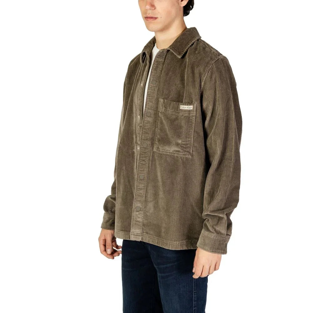 Calvin Klein Jeans Beige Denim Shirt - Zeiniez